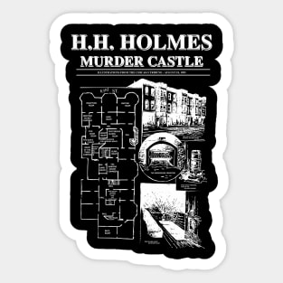 H.H. Holmes Murder Castle Sticker